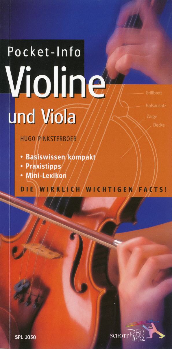 Pocket-Info Violine und Viola aus dem Schott-Verla
