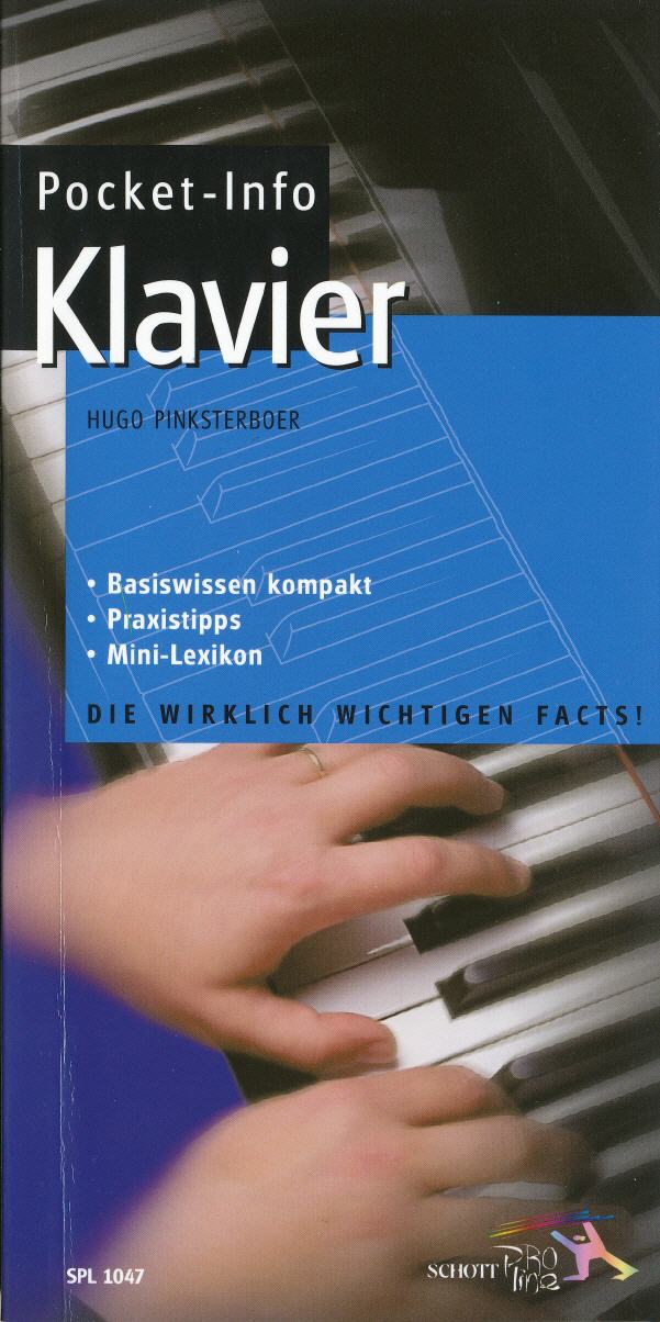 Pocket-Info Klavier aus dem Schott-Verlag