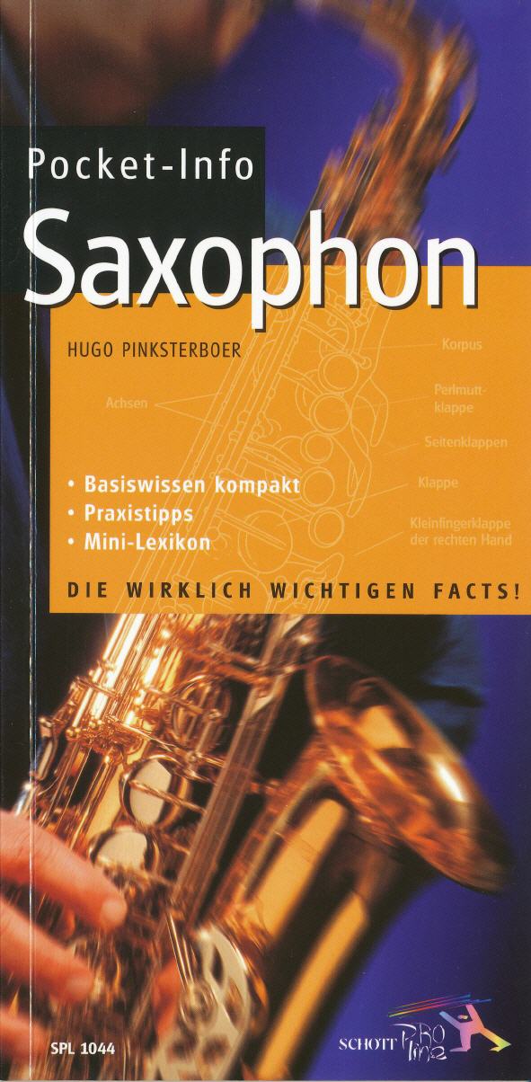Pocket-Info Saxophon aus dem Schott-Verlag